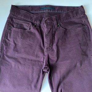 Burgundy pants- Slim Fit Stretch